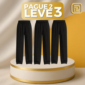 [PAGUE 2 LEVE 3] Calça Feminina Vick em Algodão Peruano e Seda Gelo
