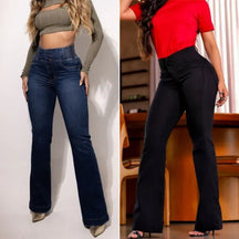 Kit 2 Calças Jeans Ultra Modeladoras Flare