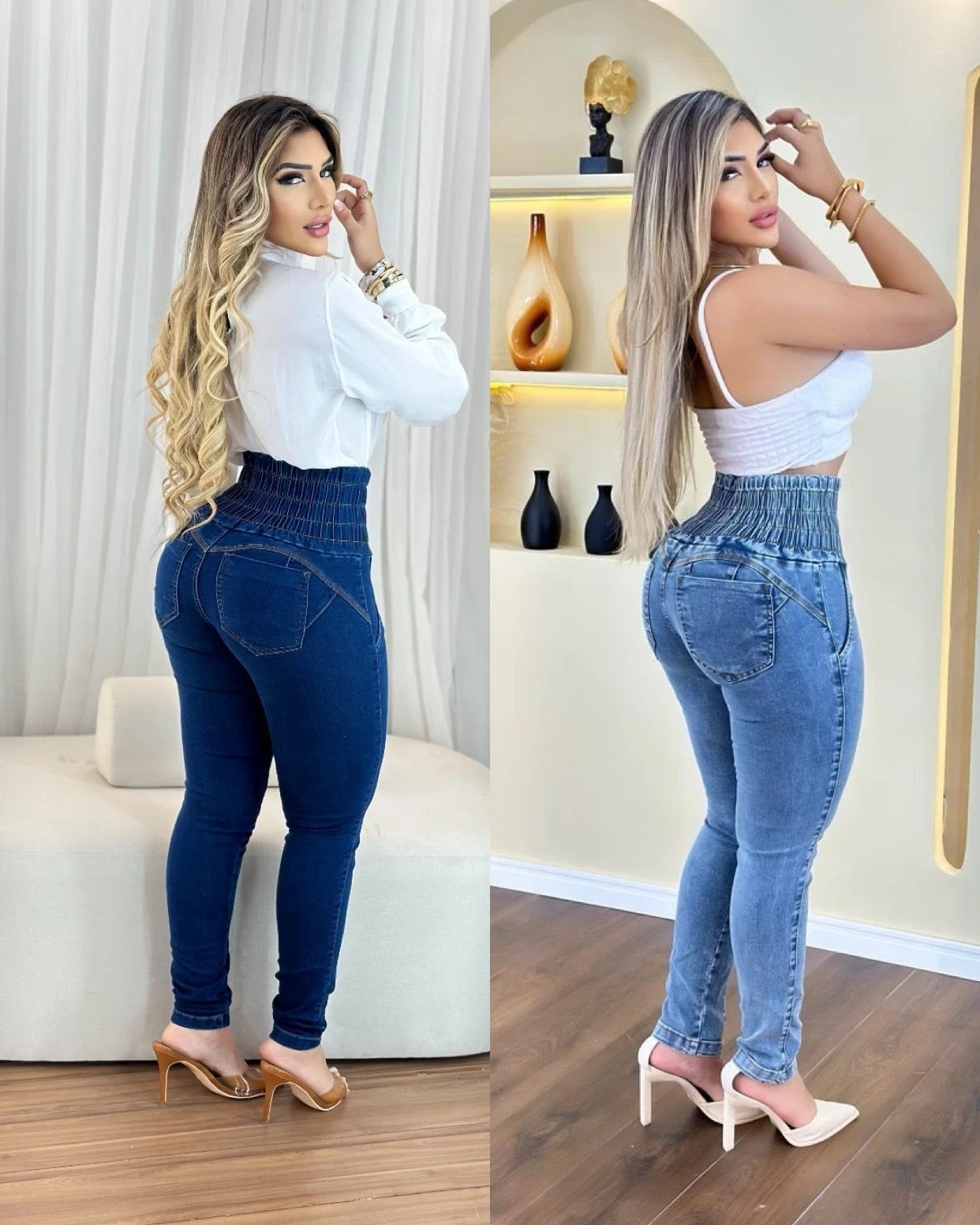 50% OFF - Calças Jeans Ultra Modeladoras PitBull 2025