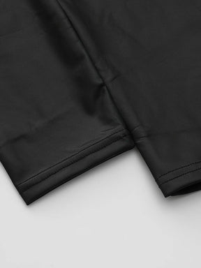 Legging em Couro PU Slim