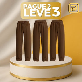 [PAGUE 2 LEVE 3] Calça Feminina Vick em Algodão Peruano e Seda Gelo