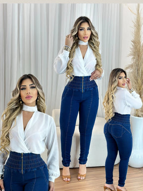 50% OFF - Calças Jeans Ultra Modeladoras PitBull 2025