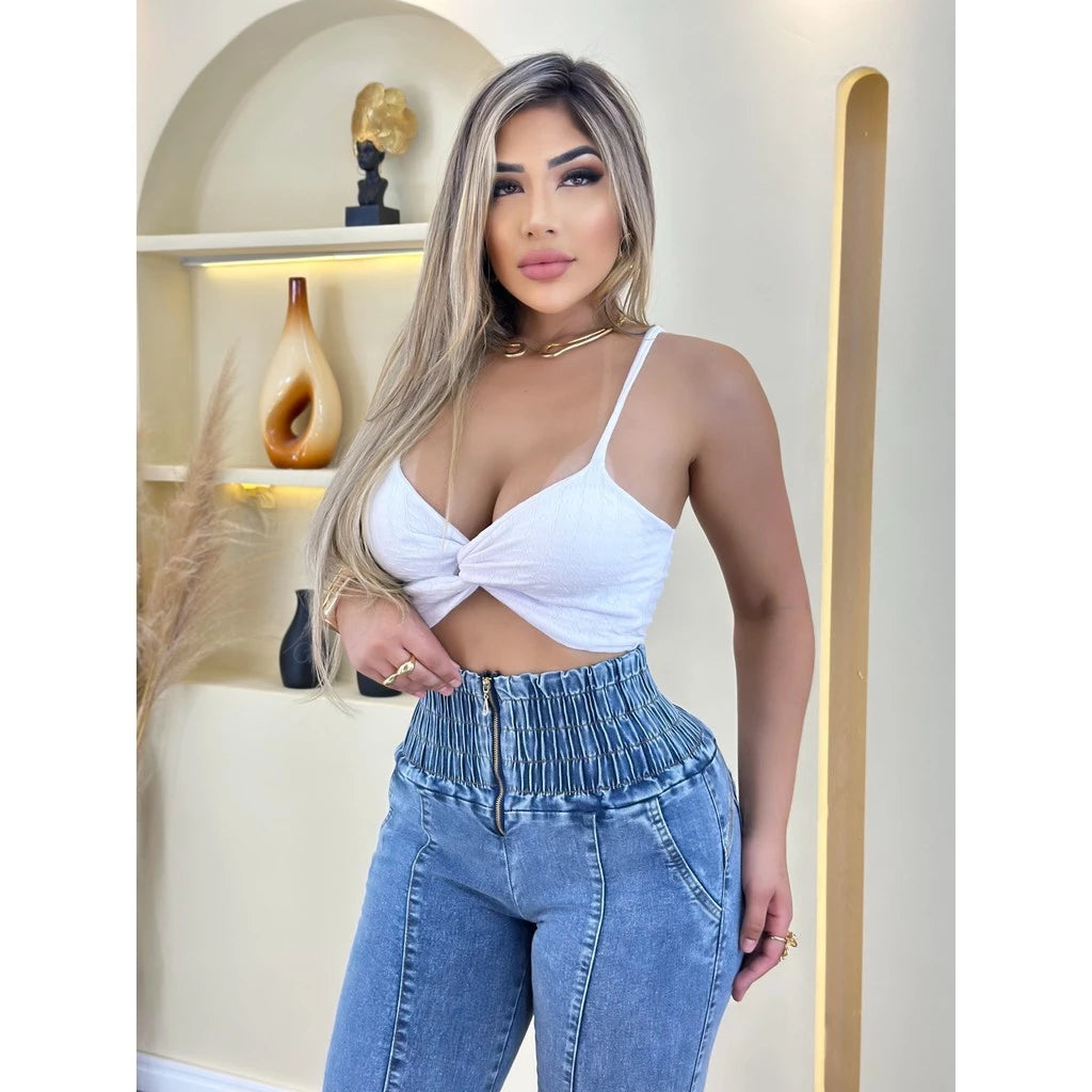 50% OFF - Calças Jeans Ultra Modeladoras PitBull 2025